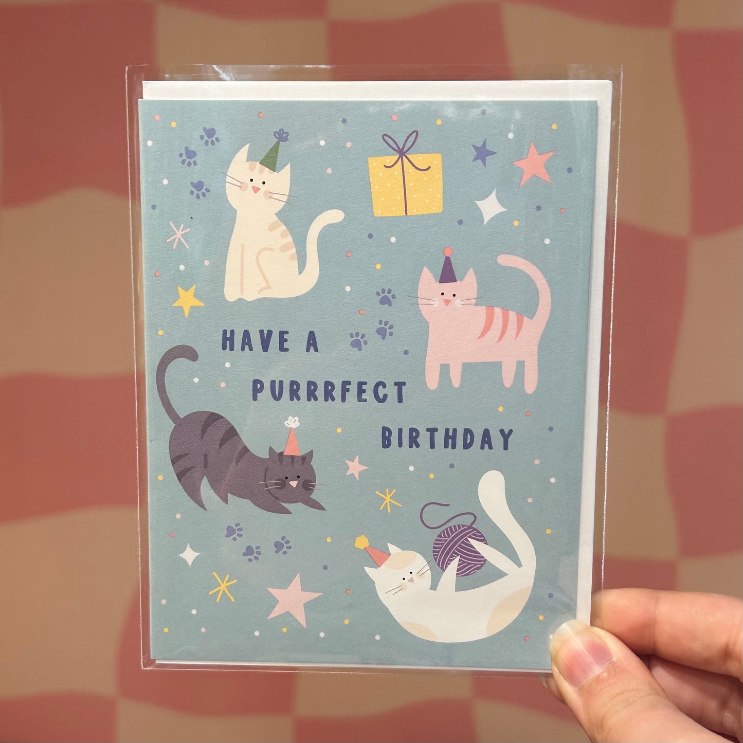 Greeting Card - Have A Purrrfect Birthday