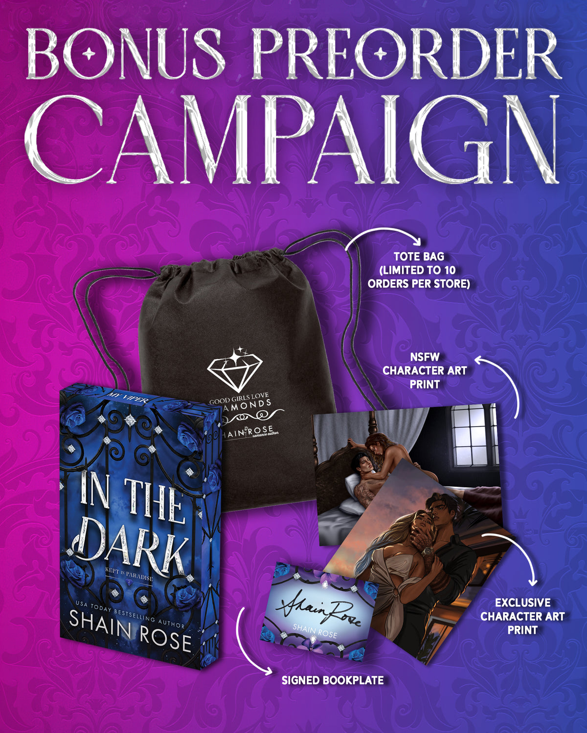 (PREORDER 9/29/26) In the Dark: Deluxe Limited Edition (Kept In Paradise 2) - Shain Rose