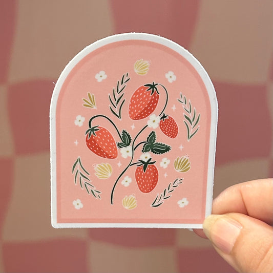 Sticker - Strawberry Vine