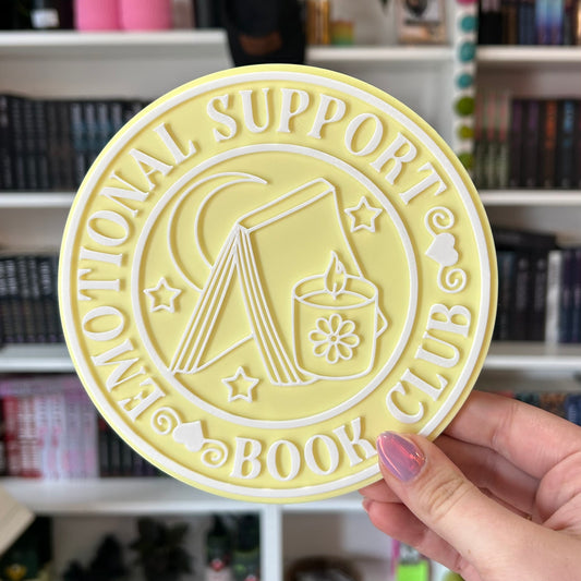 3D Print - Emotional Support Book Club Sign