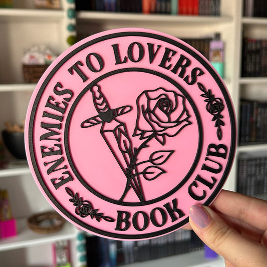 3D Print - Enemies to Lovers Book Club Sign