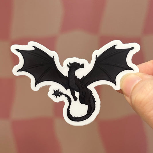 Sticker - Tairn Flying (Fourth Wing)