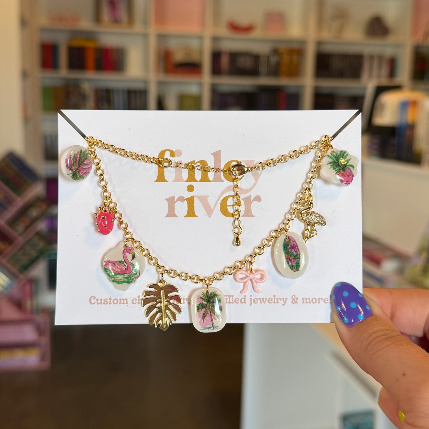 Flamingo Summer Charm Necklace