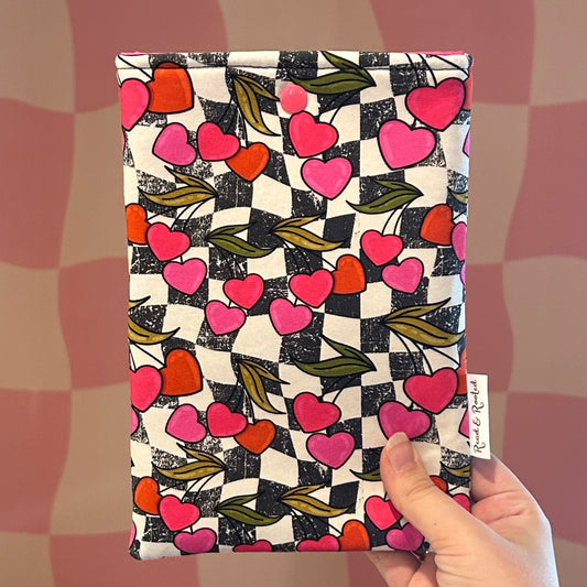 Cherry Hearts Kindle Sleeve PREORDER