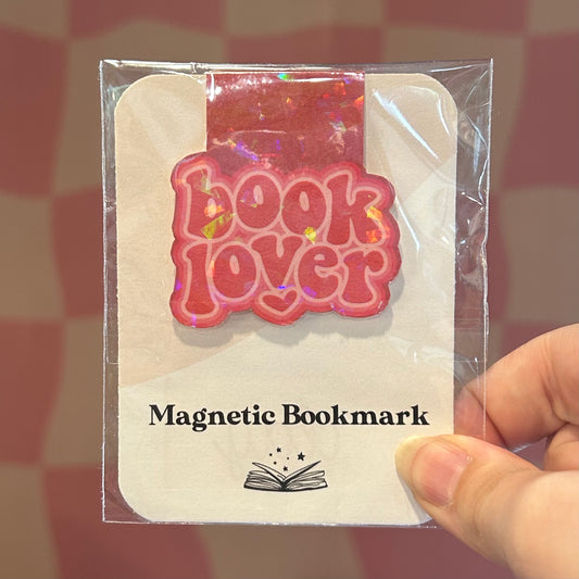 Magnetic Bookmark - Book Lover Holographic