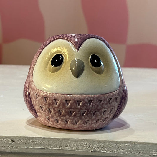 Lavender Owl Pot