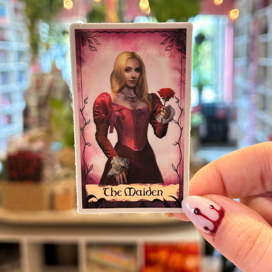 Sticker - The Maiden Card (One Dark Window)