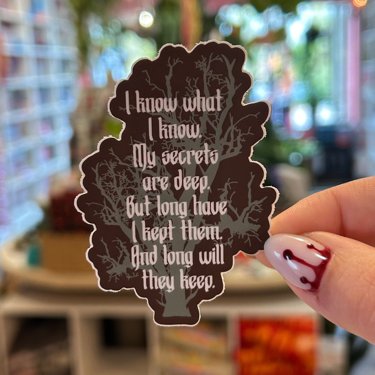 Sticker - I Know What I Know (One Dark Window)