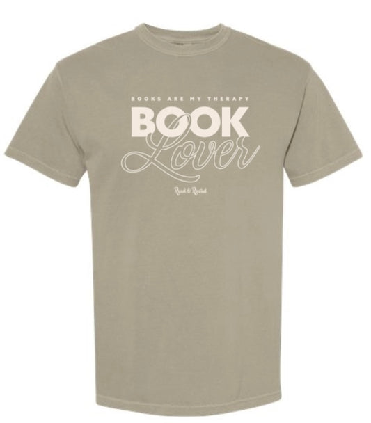 Books Are My Therapy Shirt (In-Store Stock)
