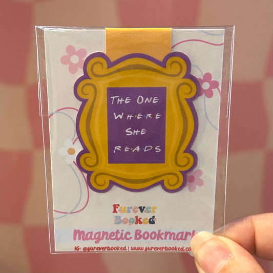 Magnetic Bookmark - The One Where She Reads