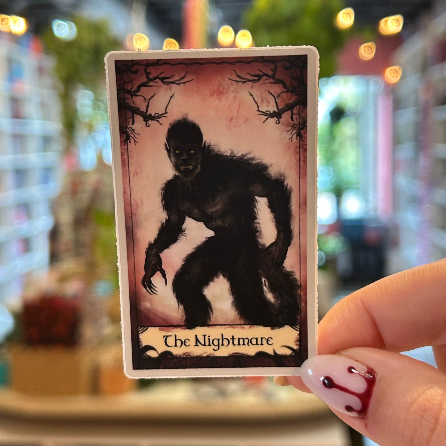 Sticker - The Nightmare Card (One Dark Window)