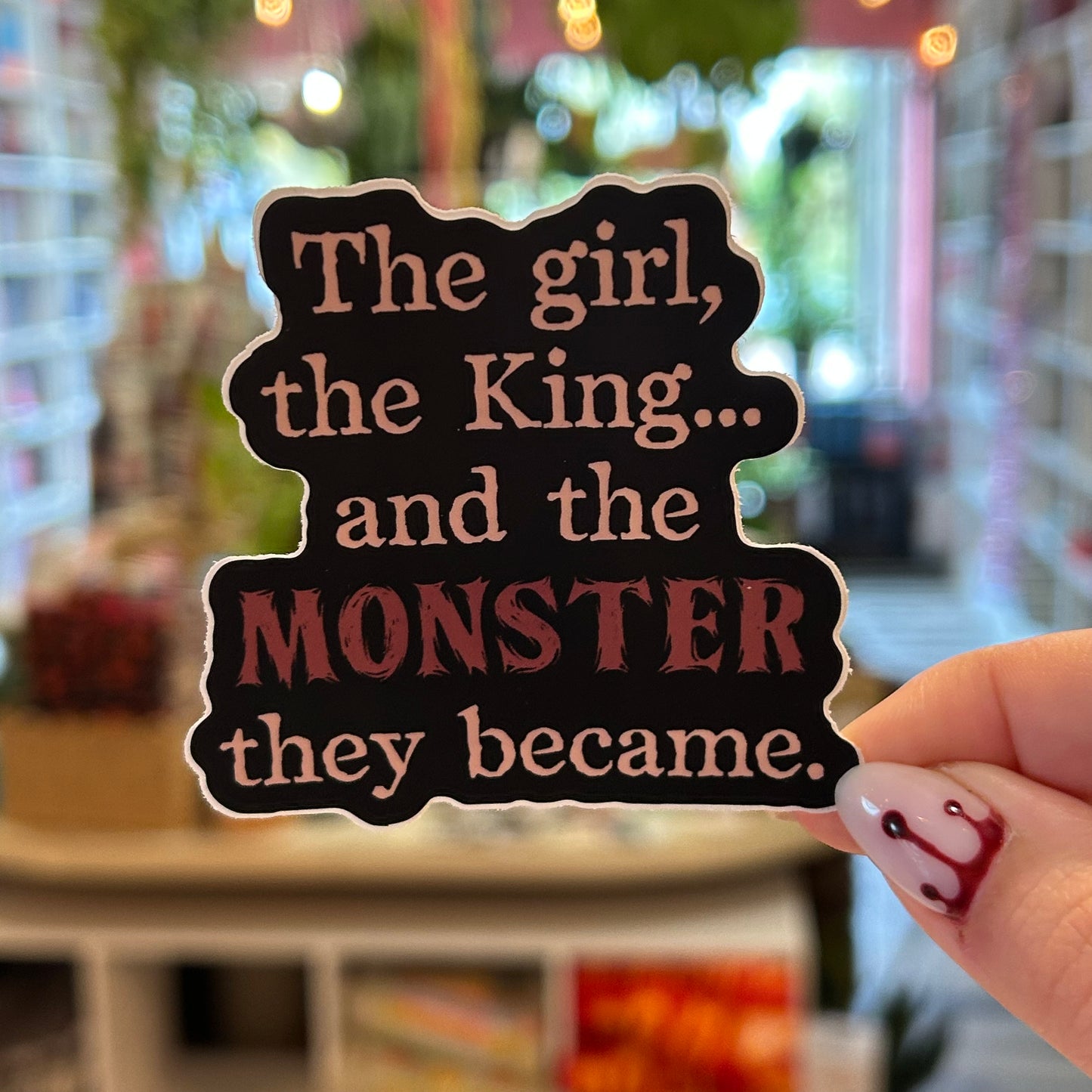 Sticker - The Monster They Became (One Dark Window)