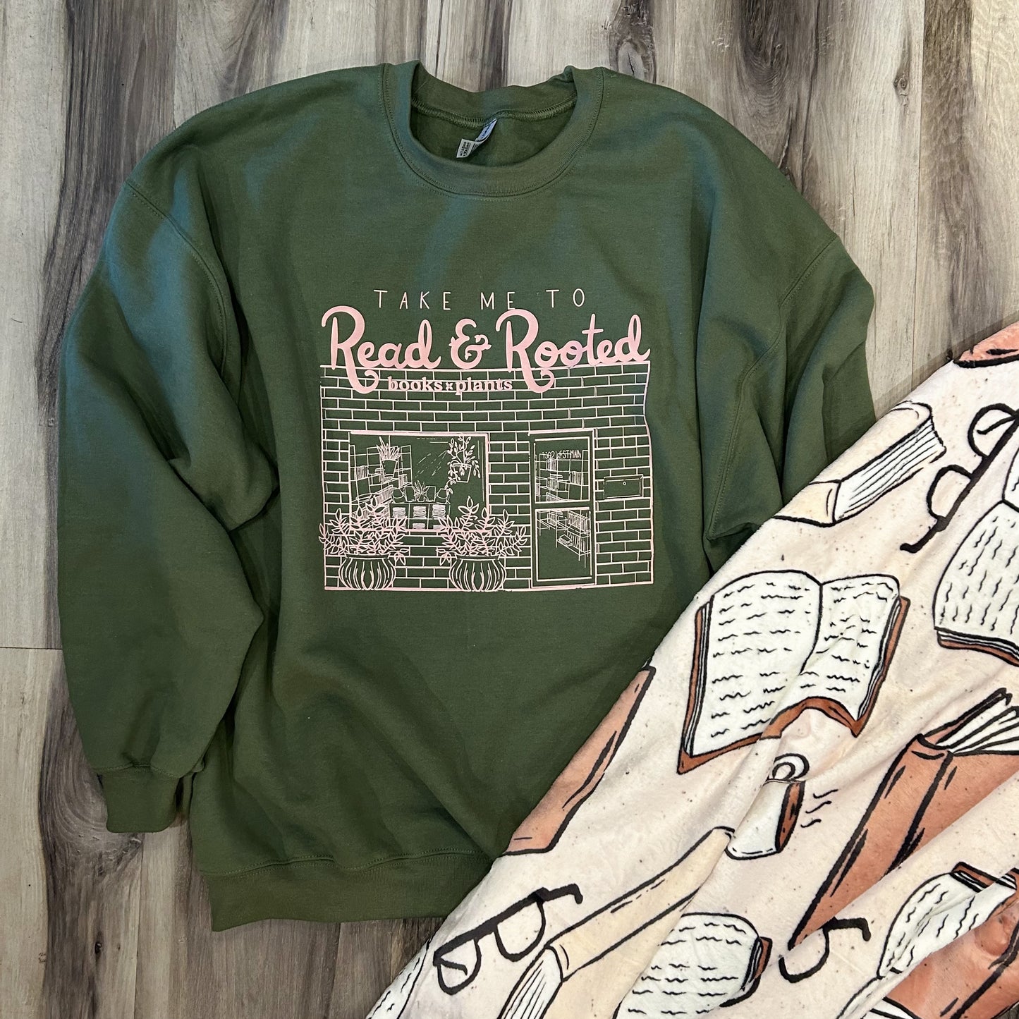 Take Me to Read & Rooted Sweatshirt *PREORDER*