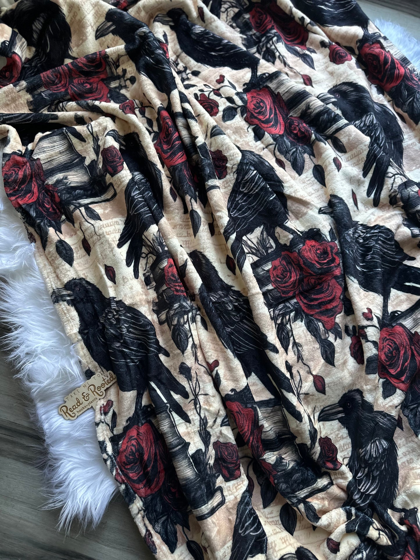 Ravens & Roses Blanket