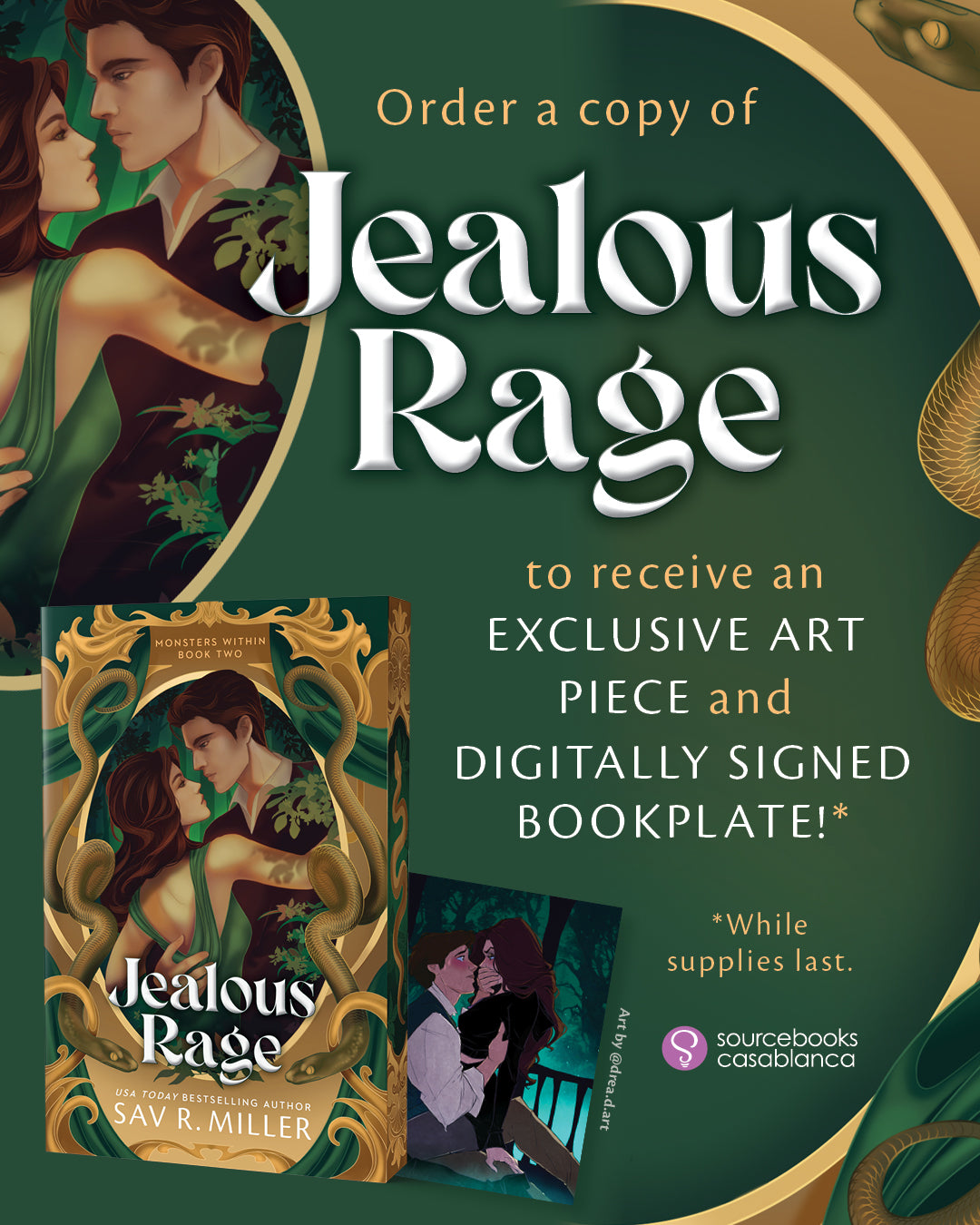 (PREORDER 1/6/26) Jealous Rage (Deluxe Edition) (Monsters Within 2) - Sav R. Miller