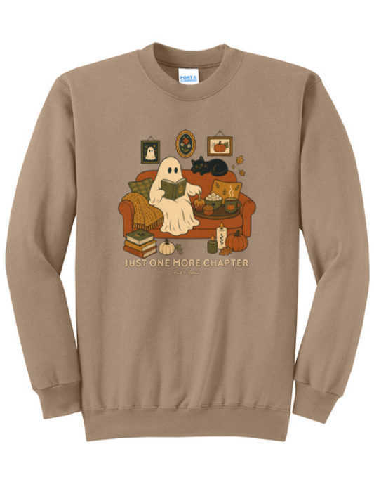 Just One More Chapter Ghost Sweatshirt (In-Store Stock)