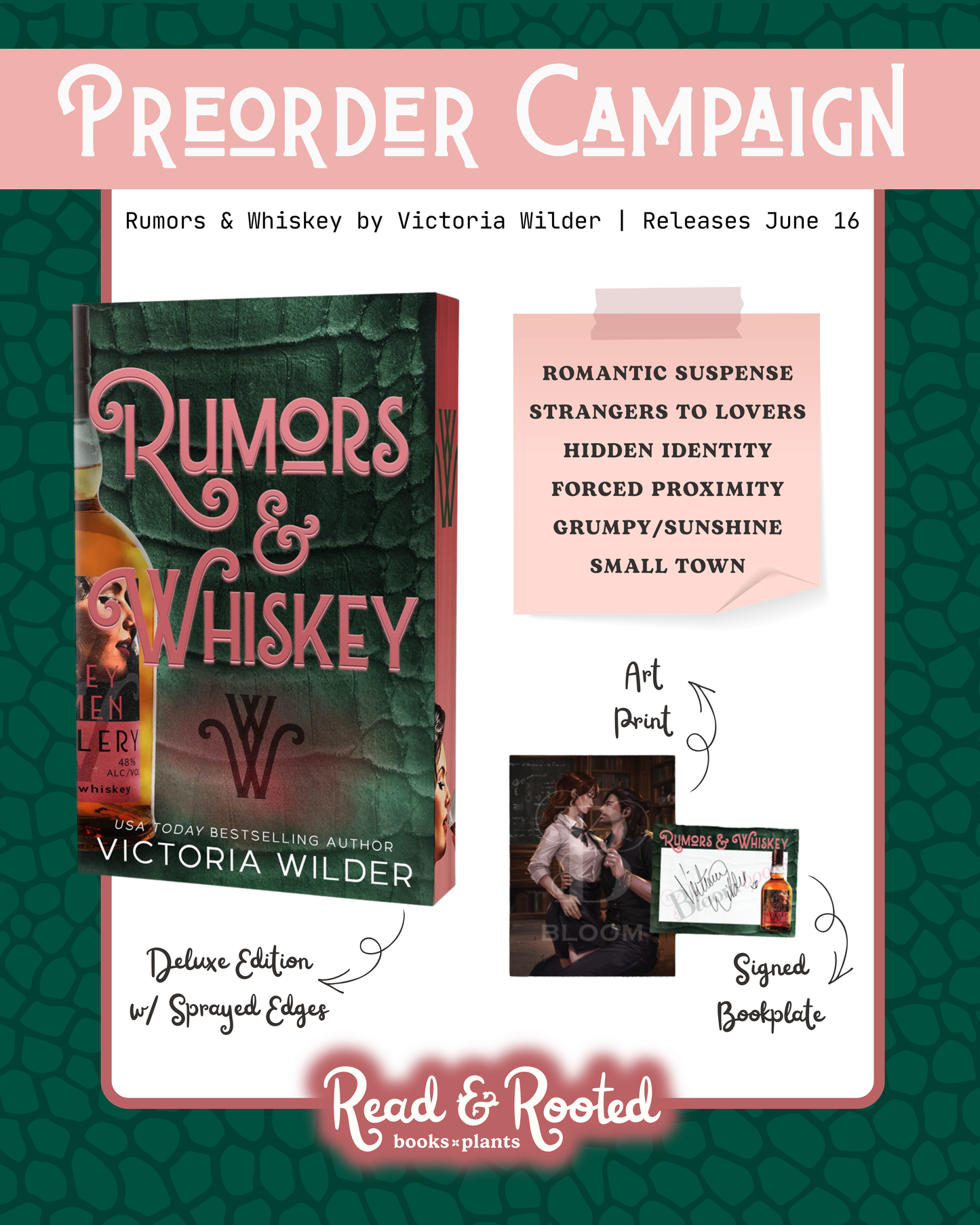 (PREORDER 6/16/26) Rumors & Whiskey (Deluxe Edition) (The Whiskey Women 1) - Victoria Wilder
