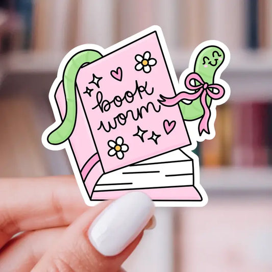 Sticker - Book Worm
