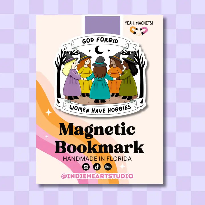 Magnetic Bookmark - God Forbid Women Have Hobbies