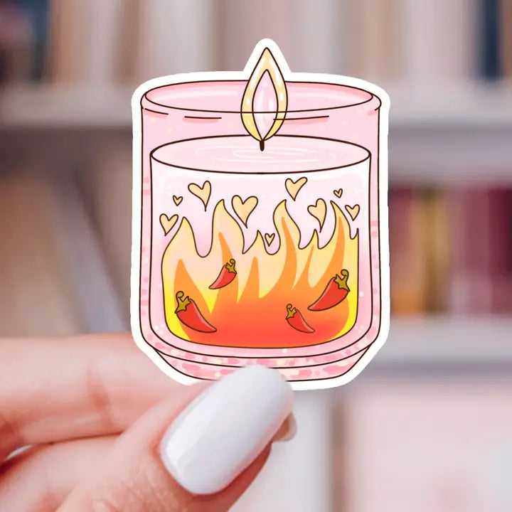 Sticker - Spicy Reader Candle