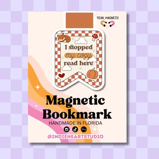 Magnetic Bookmark - Stopped Cozy Read