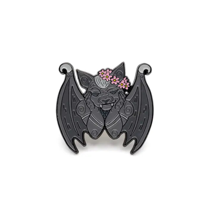 Enamel Pin - Bartholomew in a Flower (The Knight and the Moth)