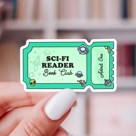 Sticker - Sci-Fi Book Club