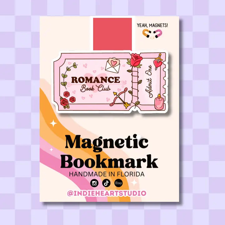 Magnetic Bookmark - Romance Book Club