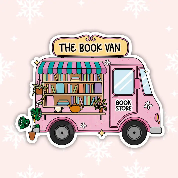 Sticker - Mobile Bookstore Book Van