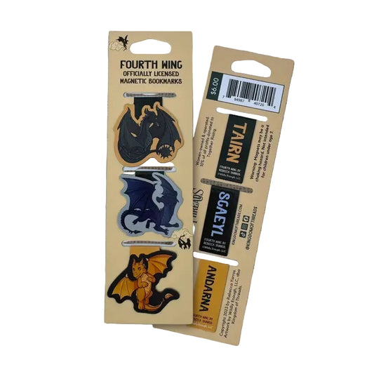 Magnetic Bookmark - Fourth Wing Dragons Set (Fourth Wing)