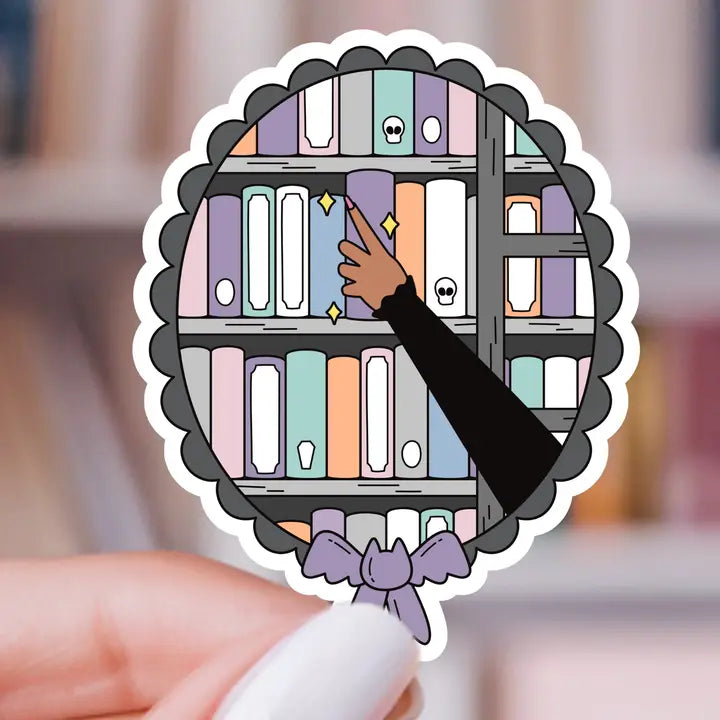 Sticker - Spooky Season Bookshelf