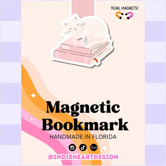 Magnetic Bookmark - Sleeping Kitten