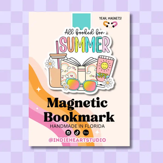 Magnetic Bookmark - All Booked For Summer