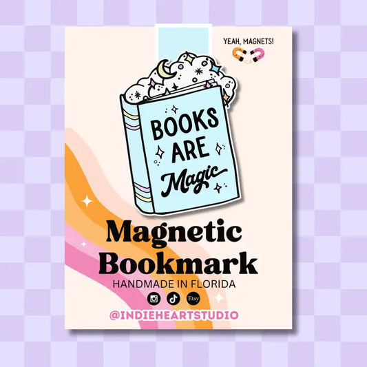 Magnetic Bookmark - Books are Magic