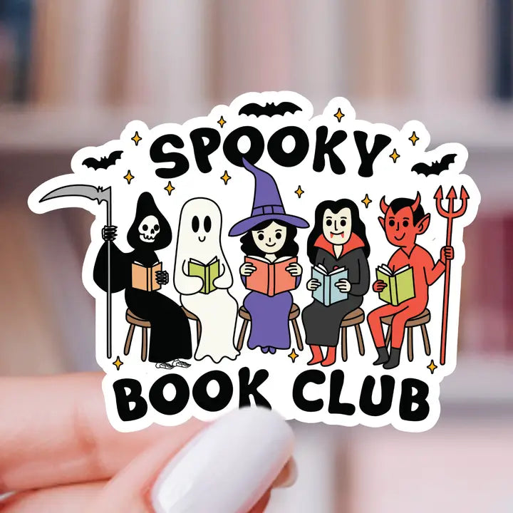 Sticker - Spooky Book Club