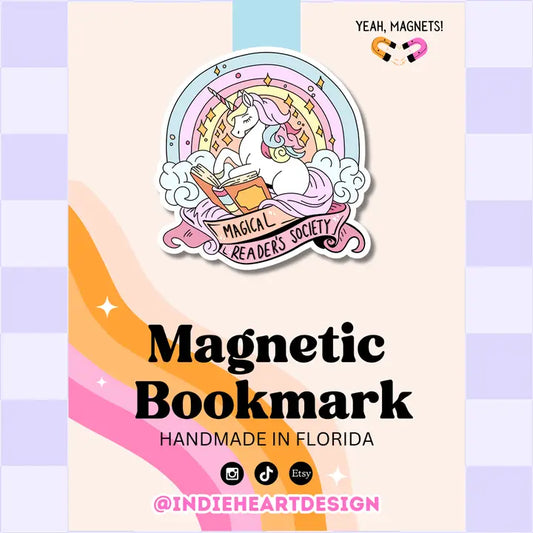 Magnetic Bookmark - Magical Reader's Society