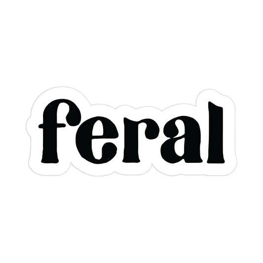 Sticker - feral