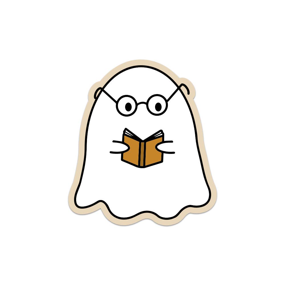 Sticker - Reading Ghost