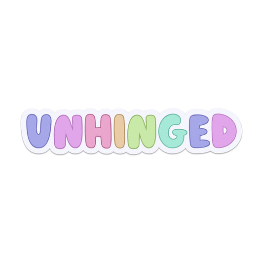 Sticker - Unhinged